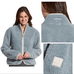 🆕 Ivory Ella Chloe High-Pile Sherpa Fleece Full Zip Jacket Women's Size Medium